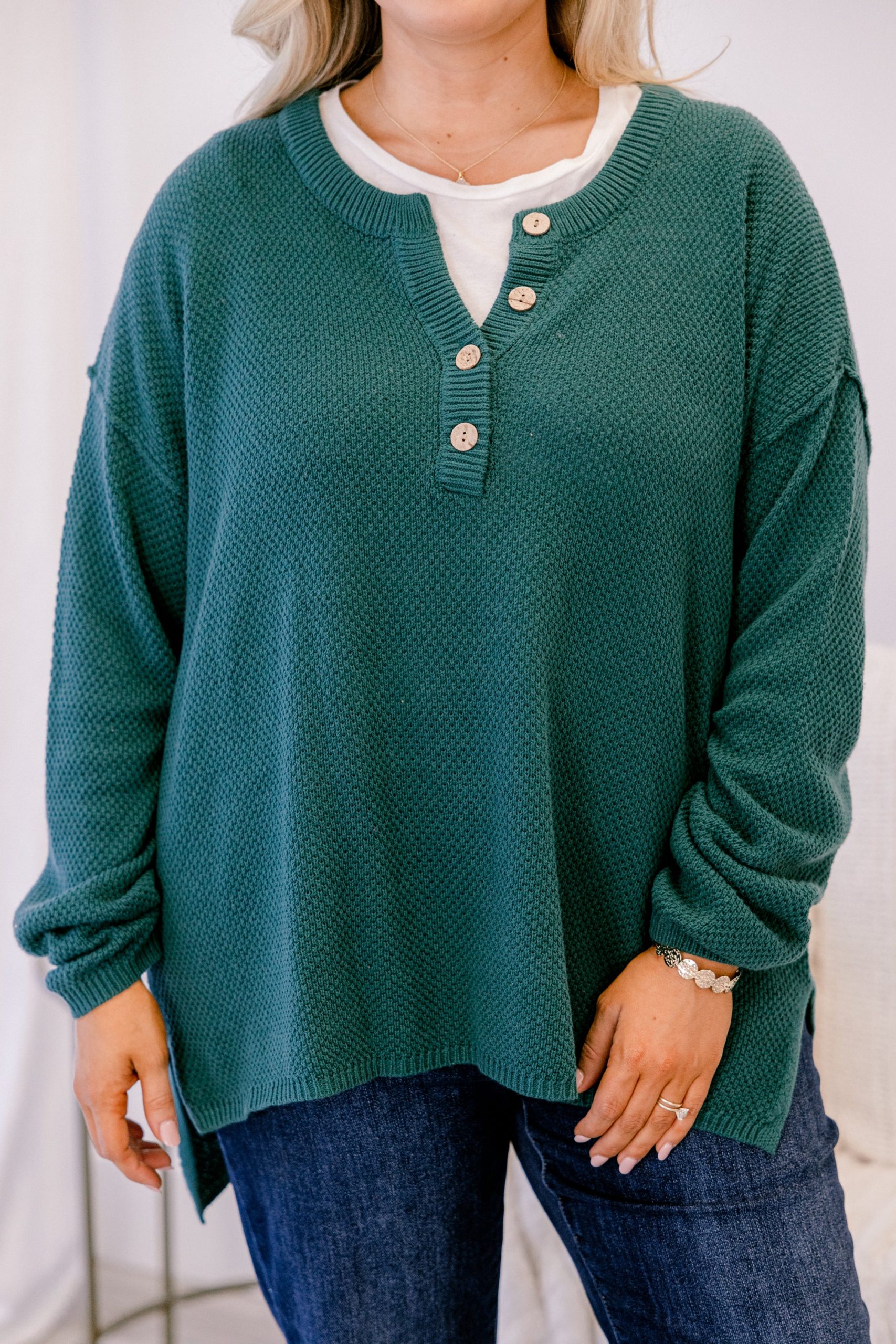 Apple Picking Sweater, Emerald - Image 5
