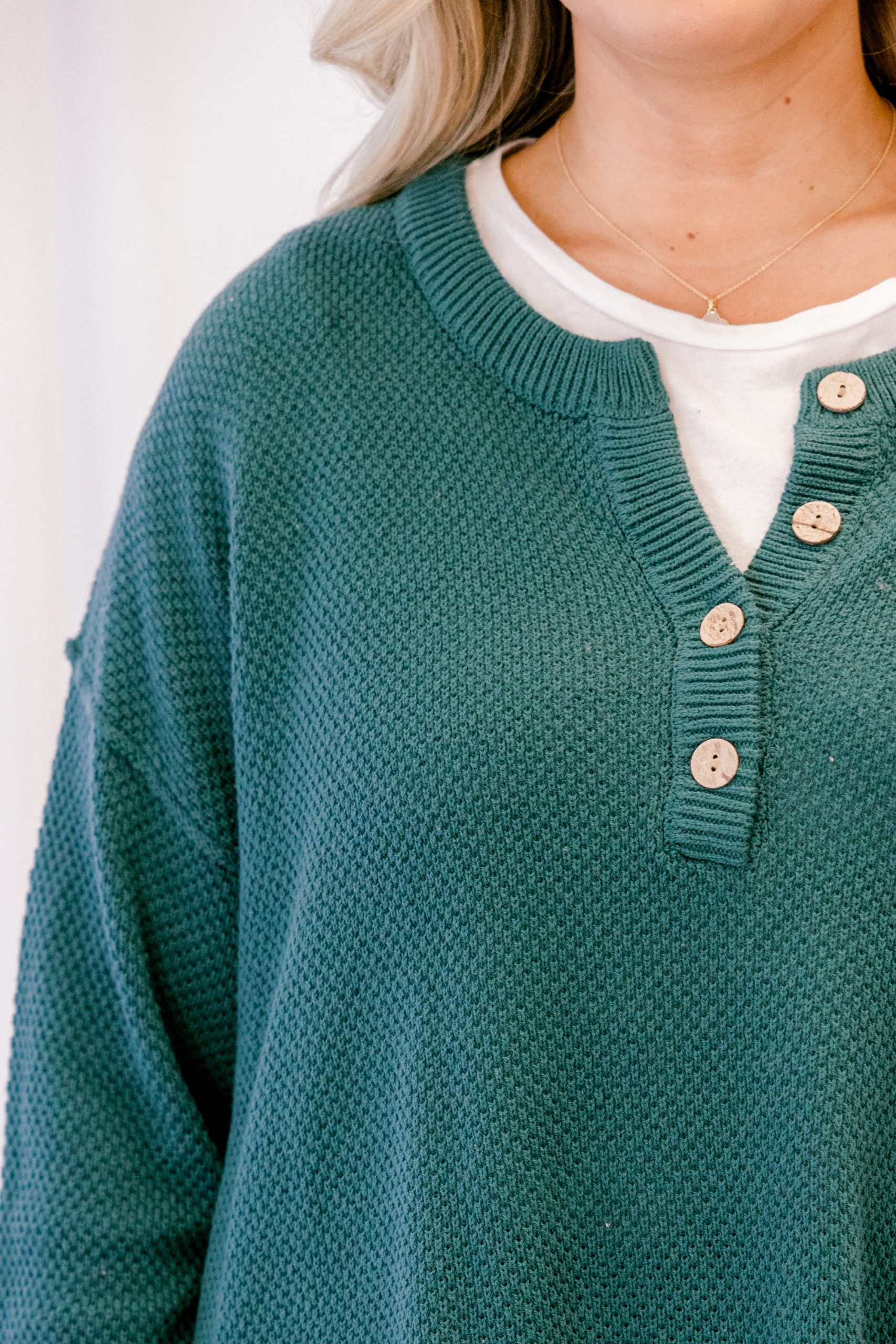 Apple Picking Sweater, Emerald - Image 4