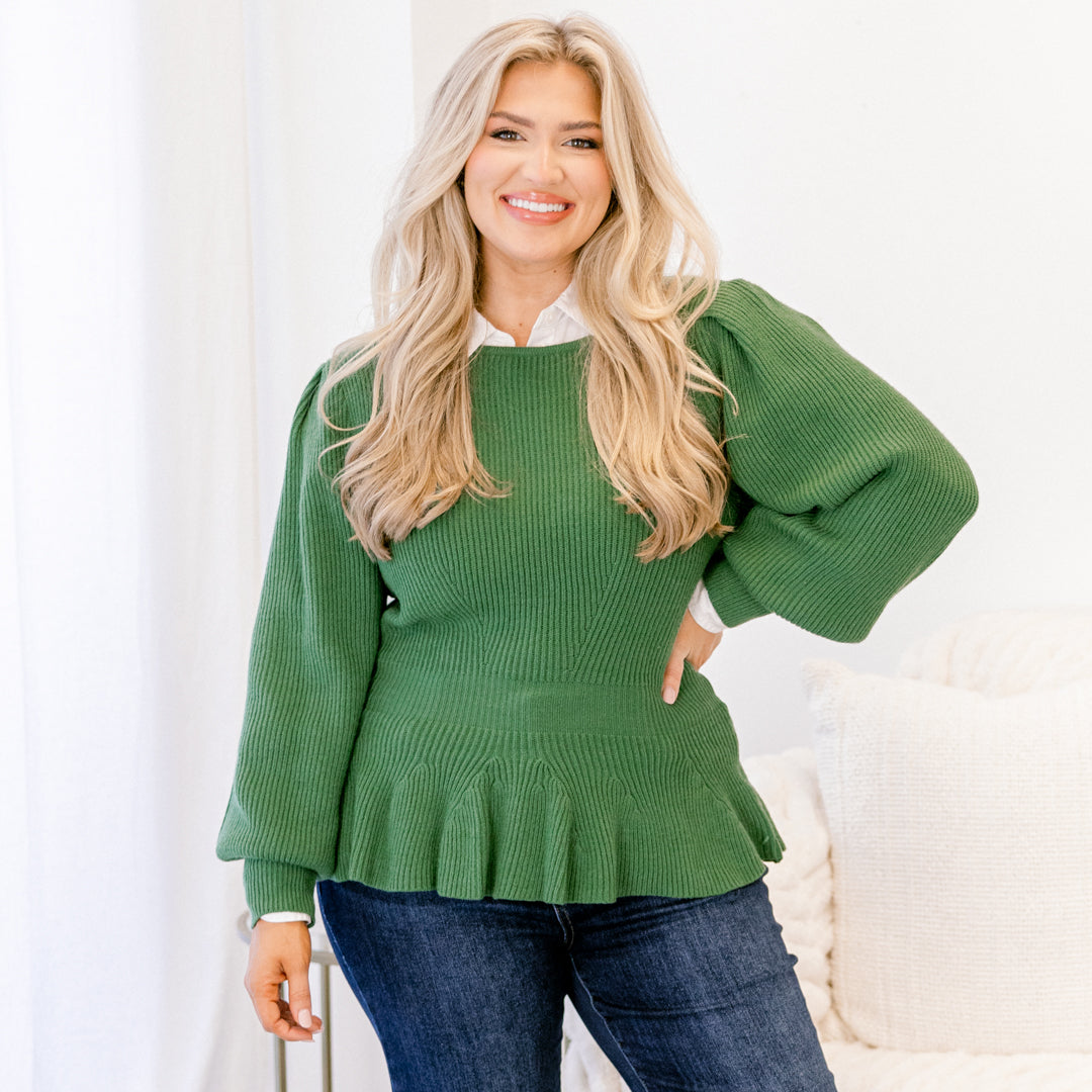 Final Notice Sweater, Green - Image 7