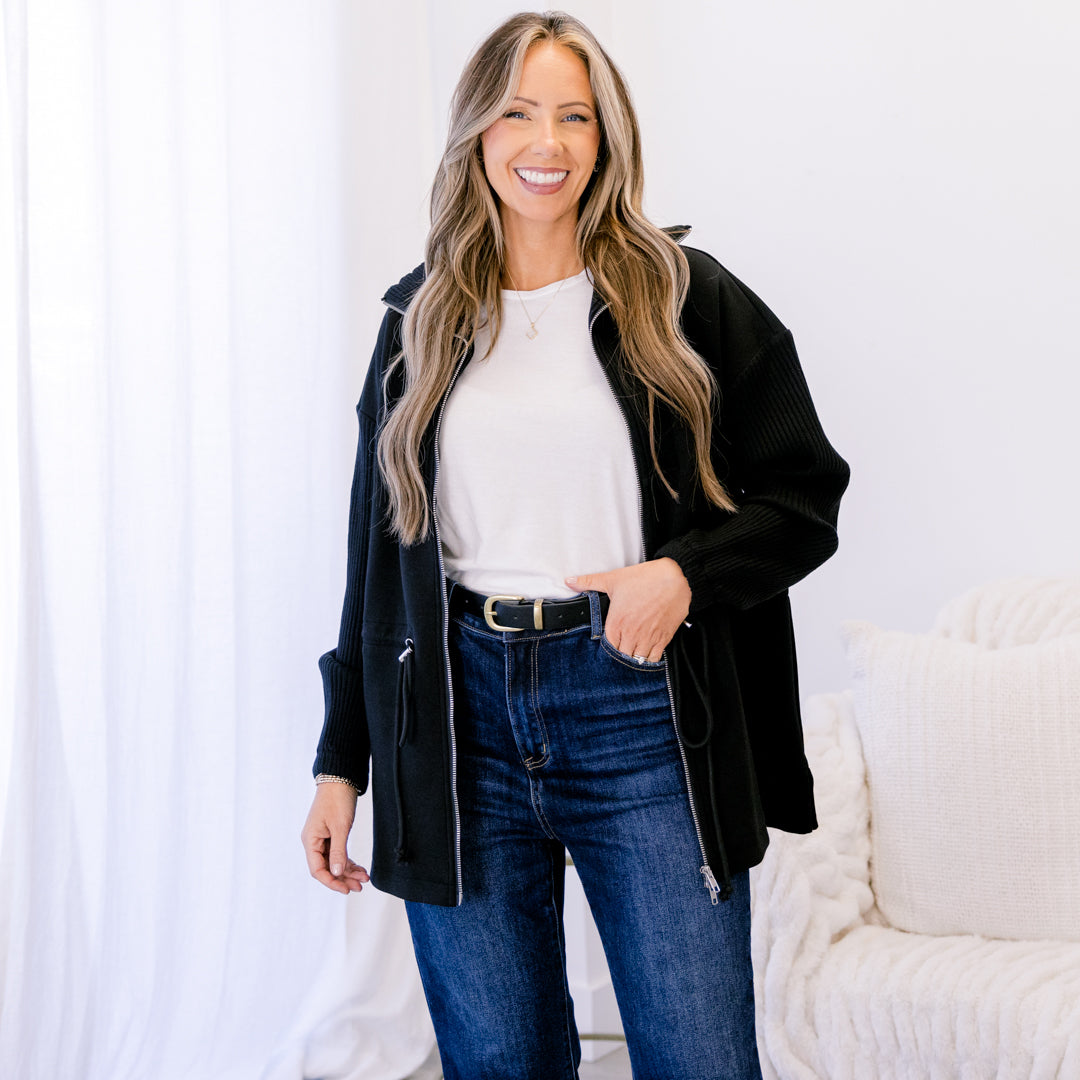 Gather Around The Fire Jacket, Black - Image 7