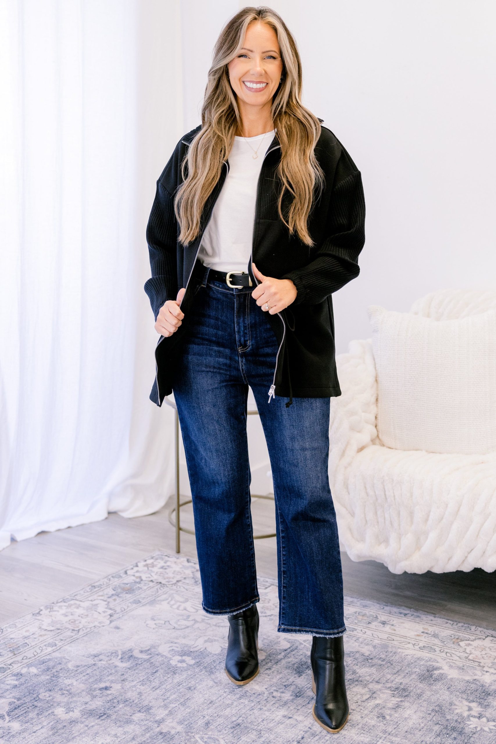 Gather Around The Fire Jacket, Black - Image 2