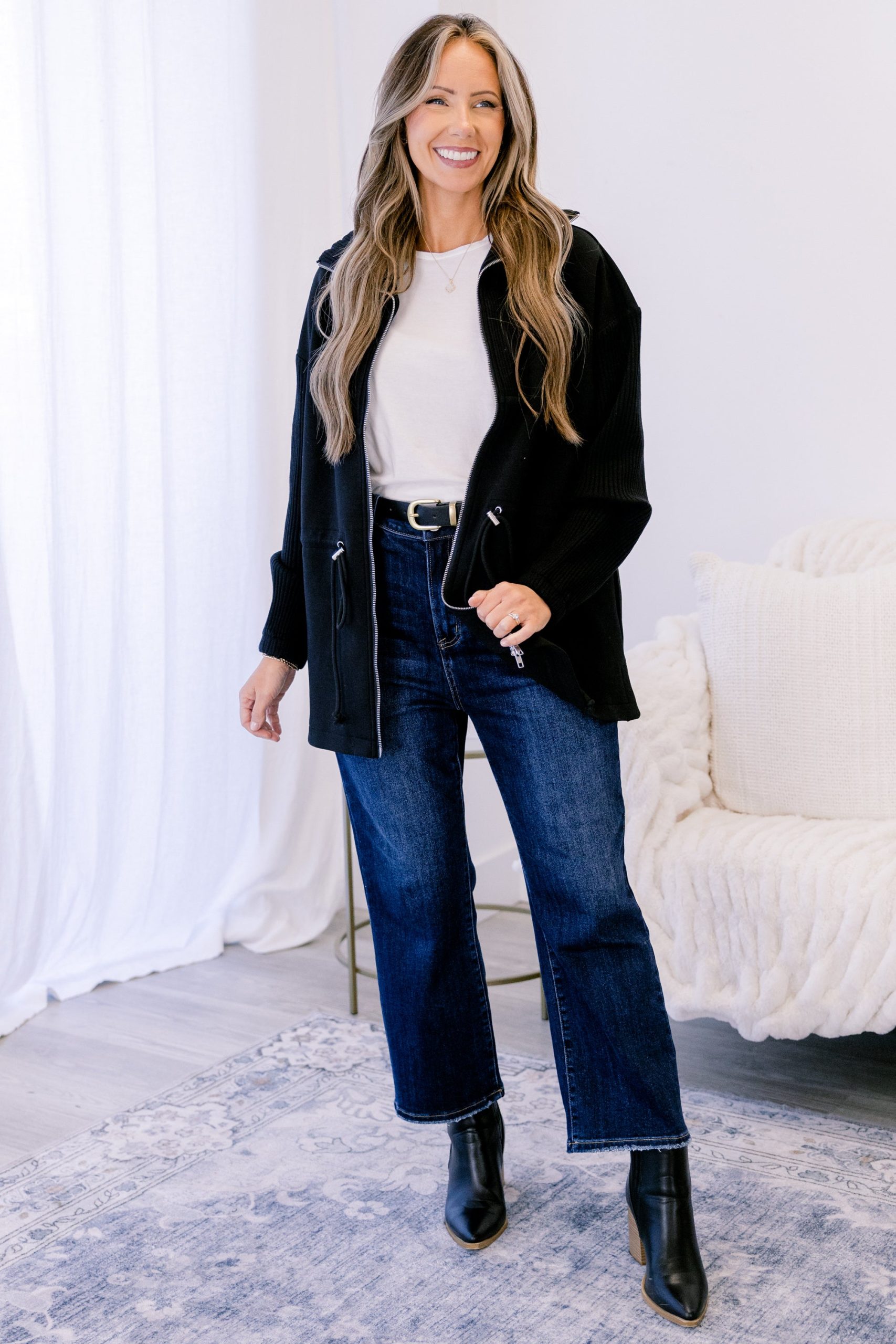 Gather Around The Fire Jacket, Black - Image 3