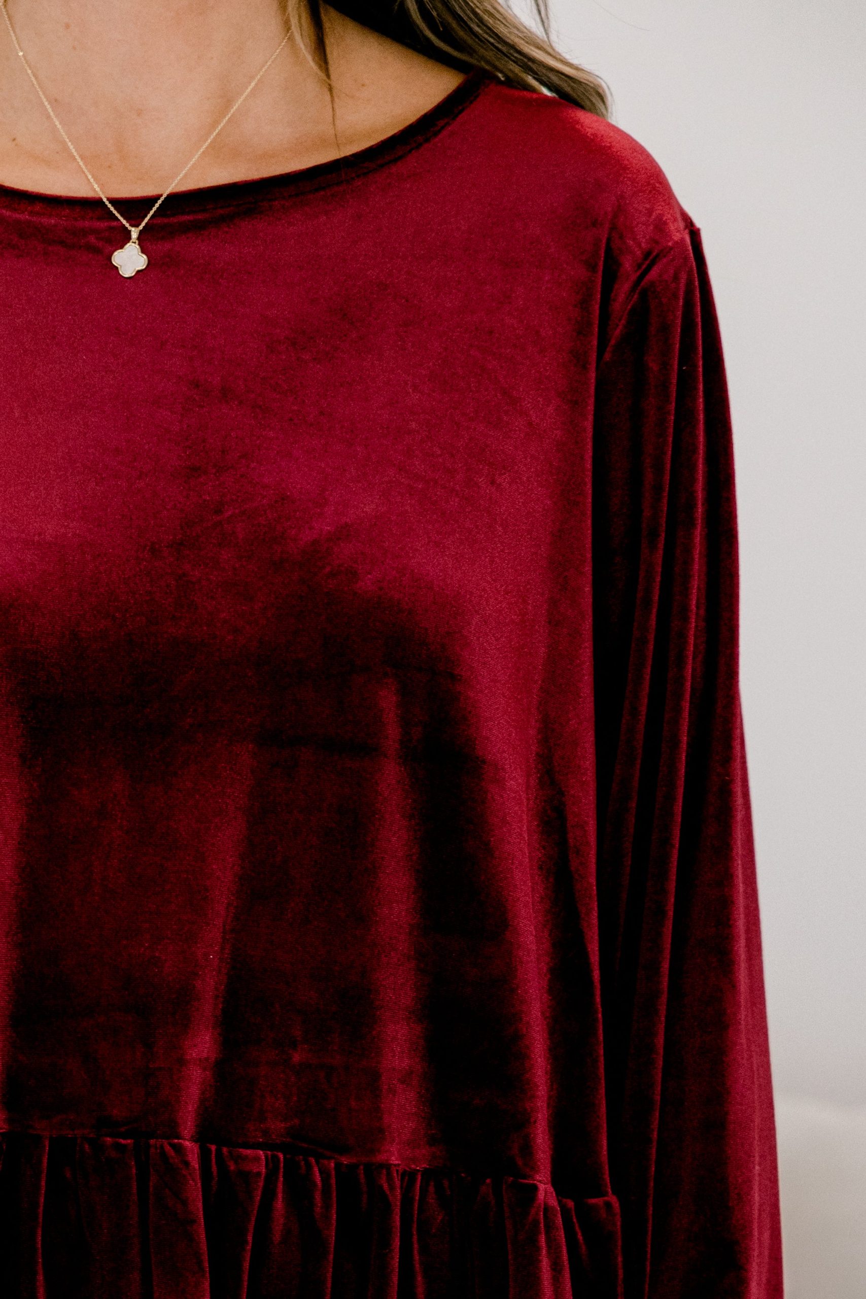 In The Quiet Dress, Wine - Image 4