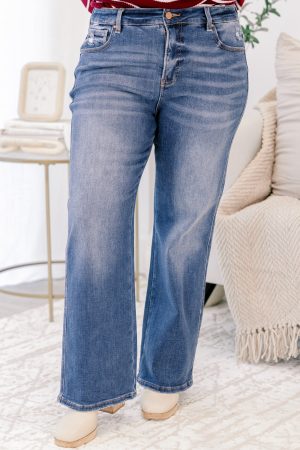 Late Nights In The City Jeans, Dark Wash