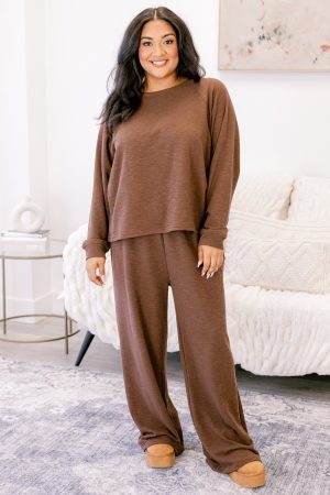 Lazy Saturday Nights Set, Brown