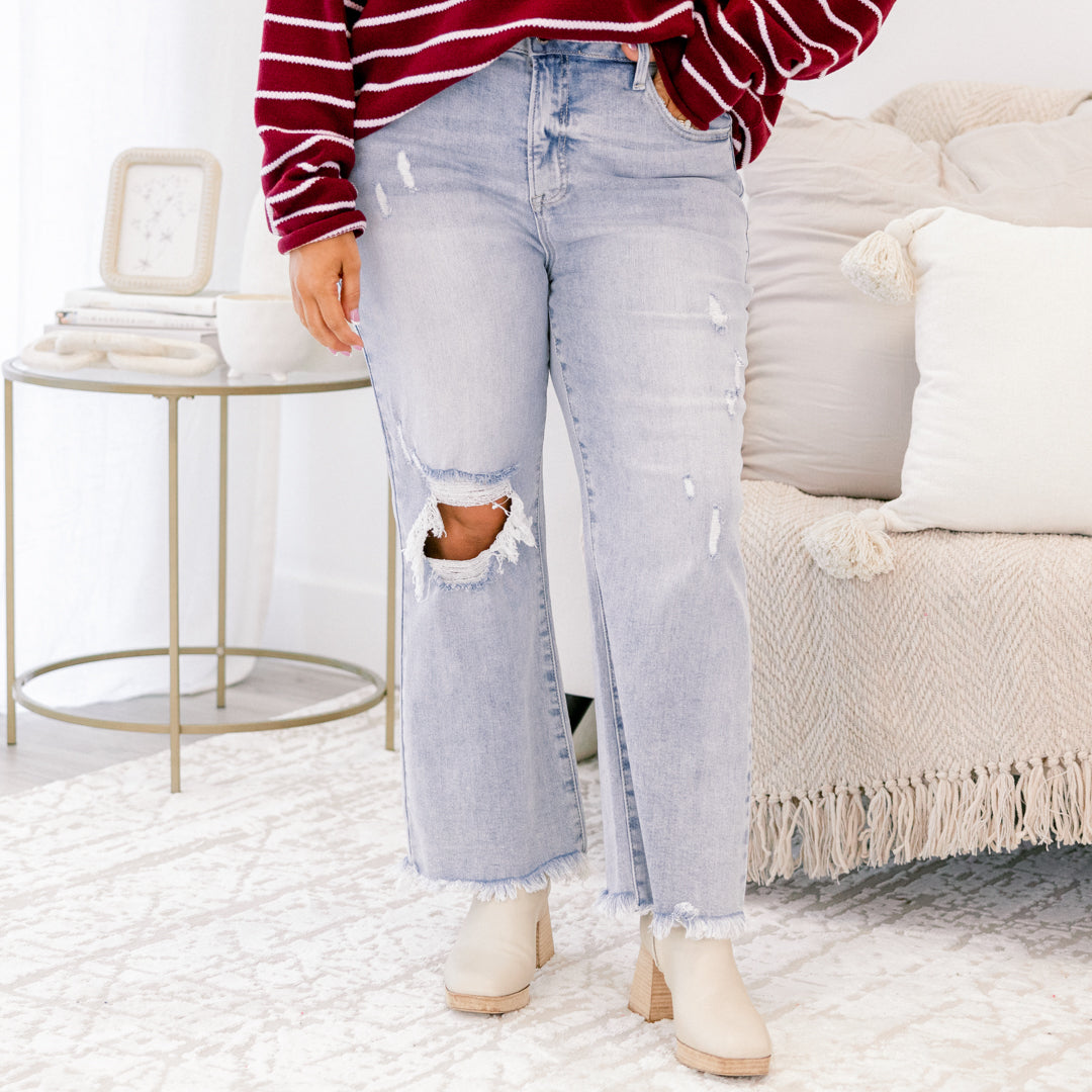 Morning Haze Jeans, Light Wash - Image 7