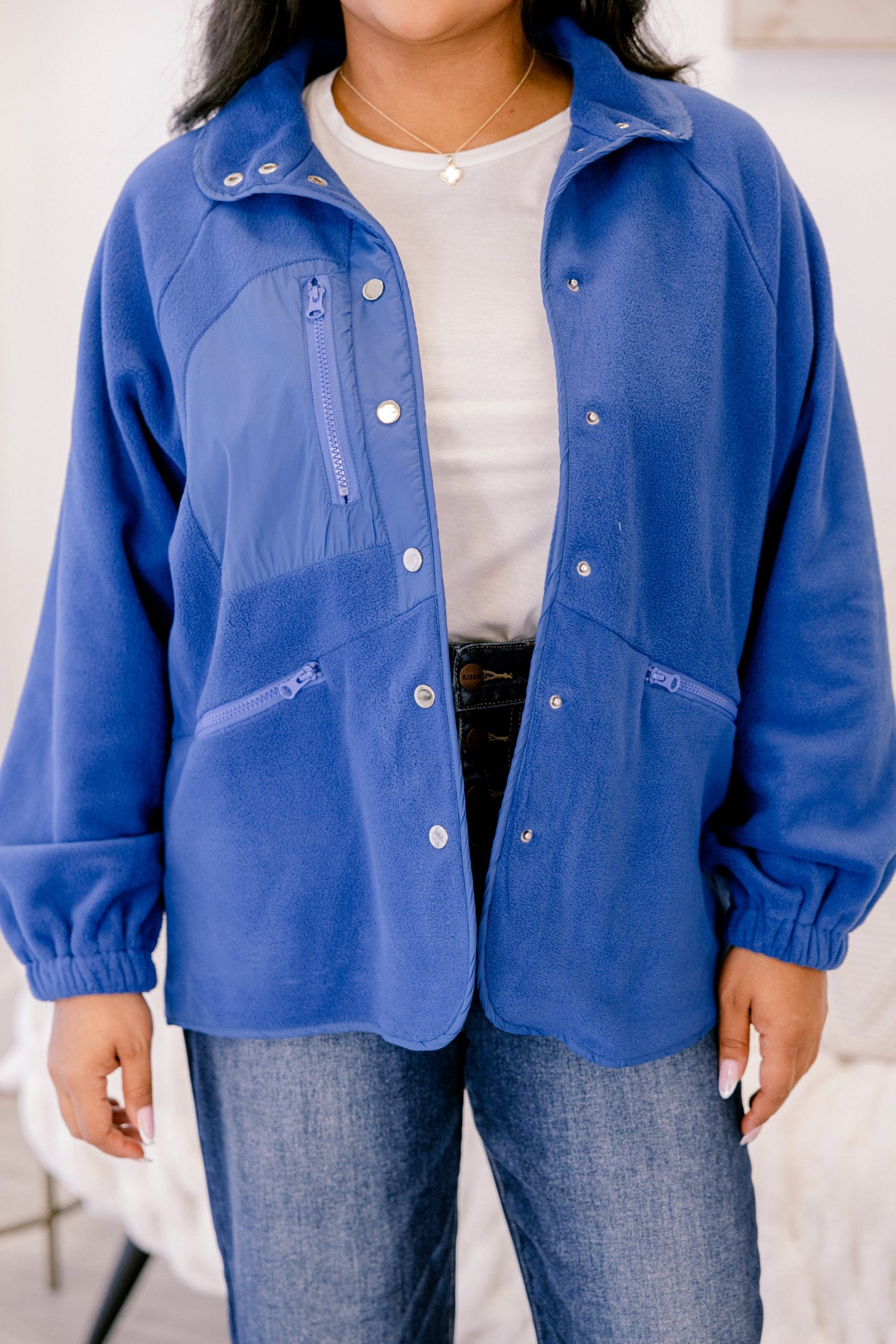 New Chapters Jacket, Blue - Image 5