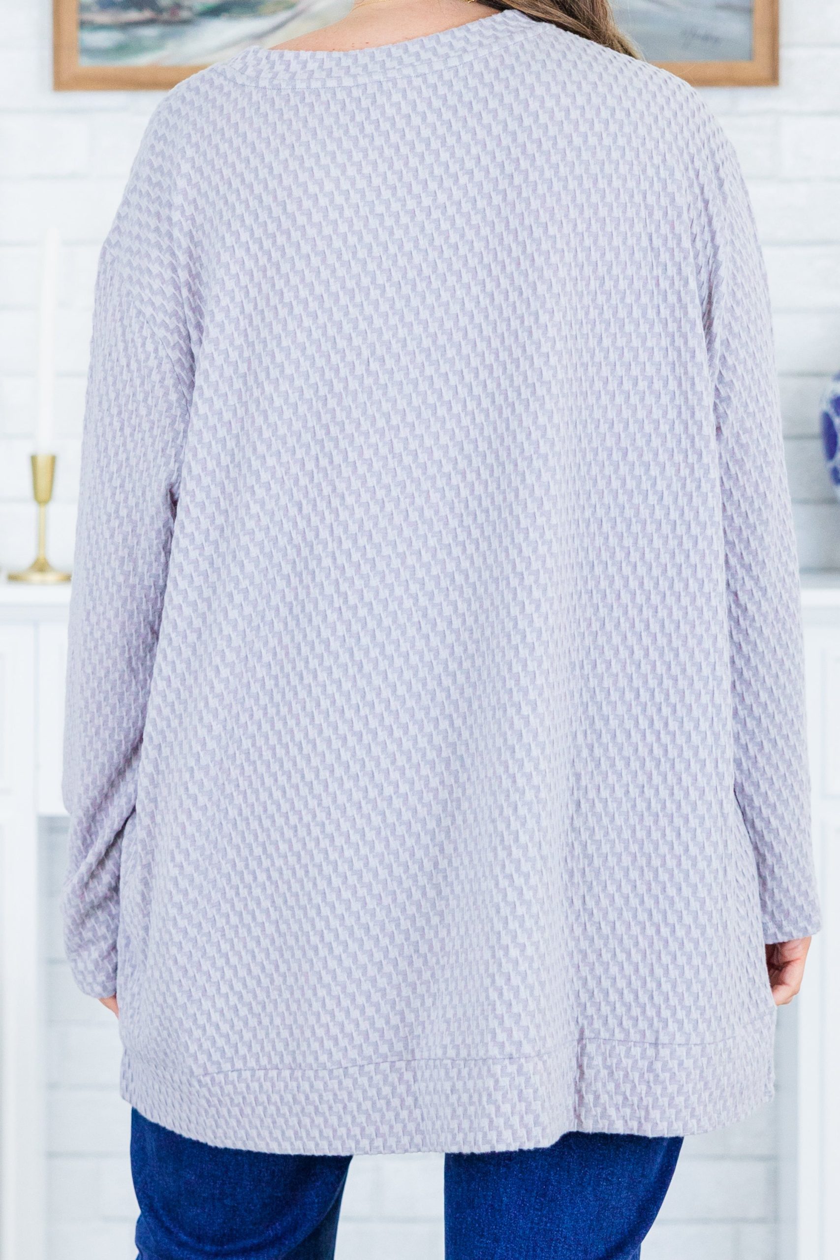 On My Way To Victory Sweater, Light Grey - Image 5