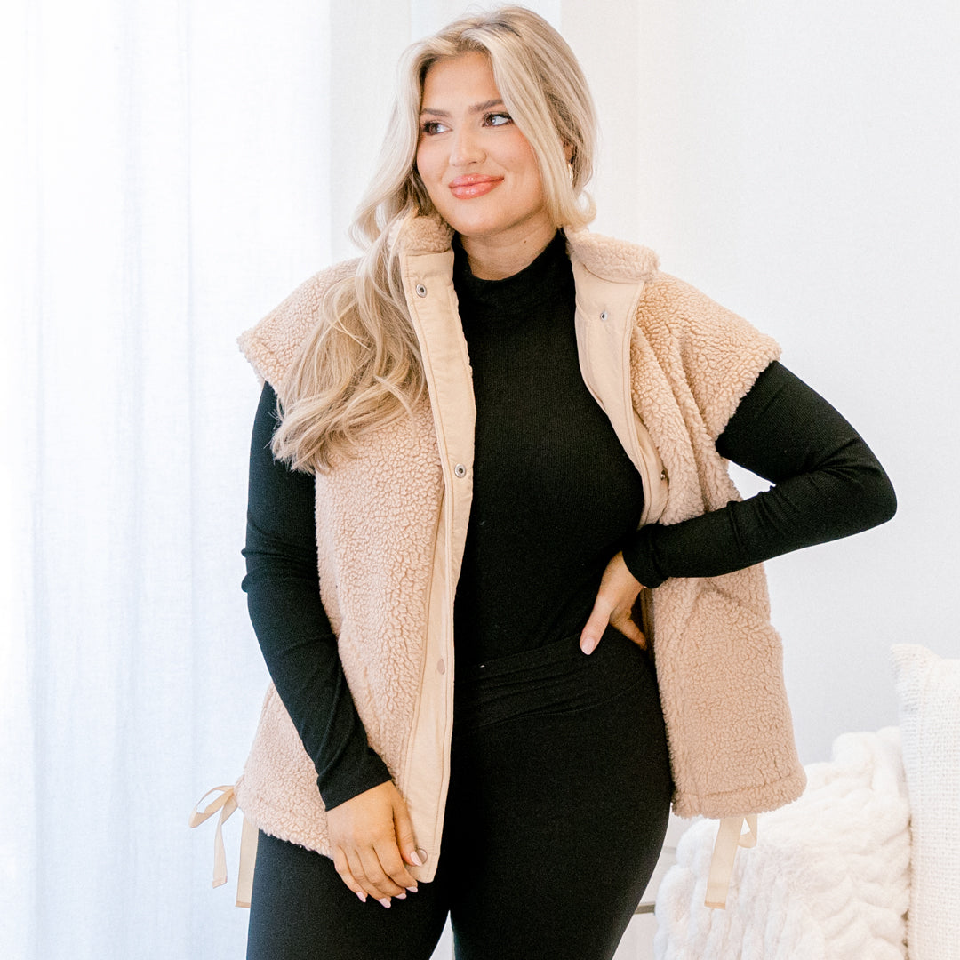 On Schedule Vest, Tan - Image 7