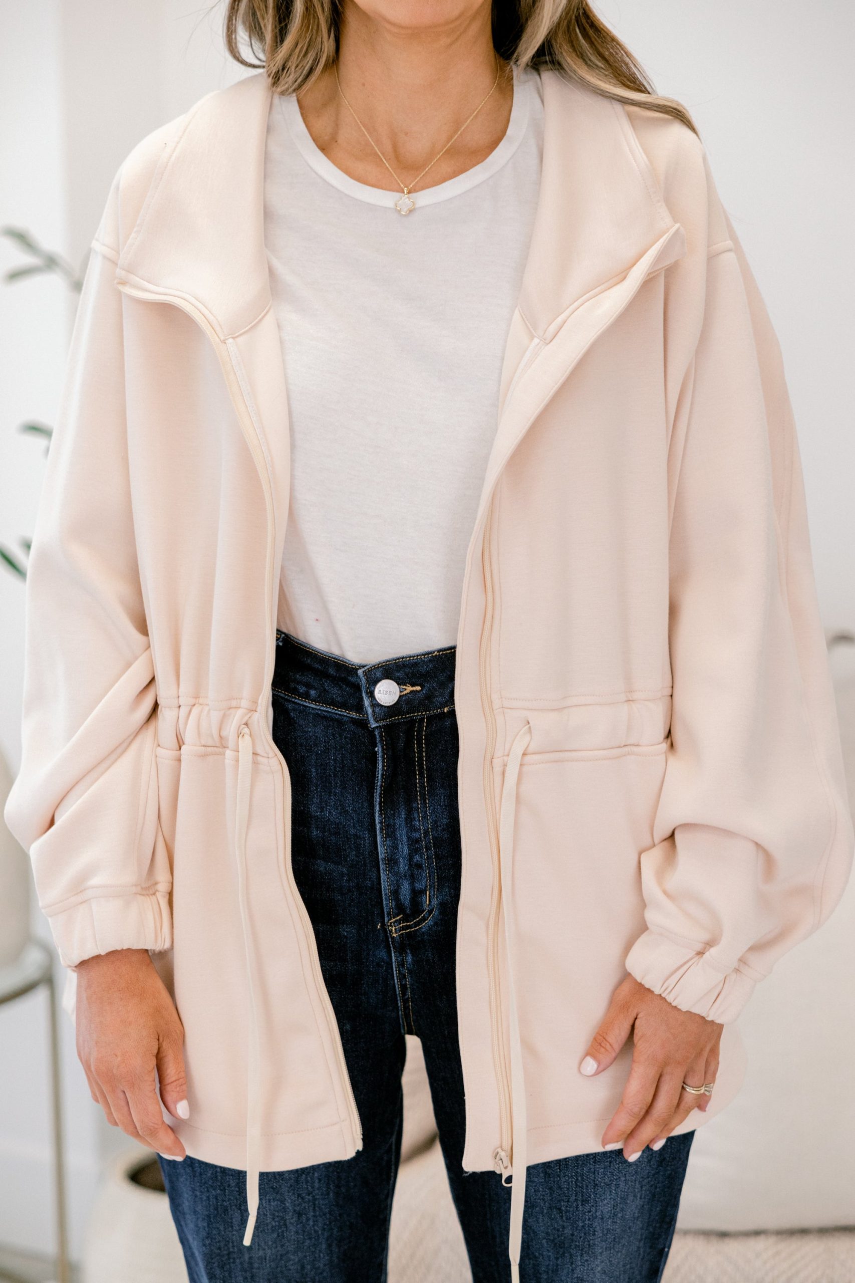 Step Up Jacket, Ivory - Image 5