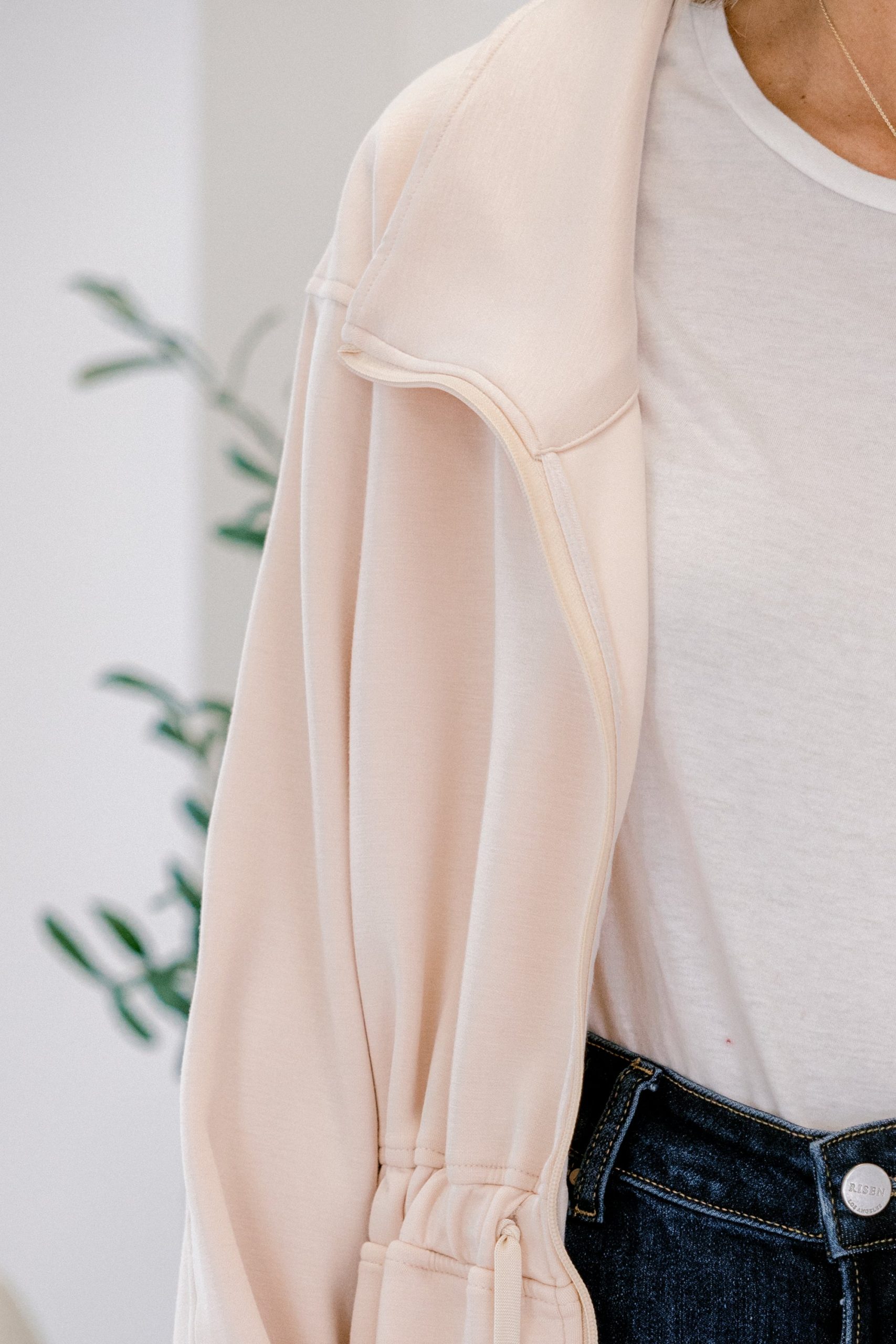 Step Up Jacket, Ivory - Image 4