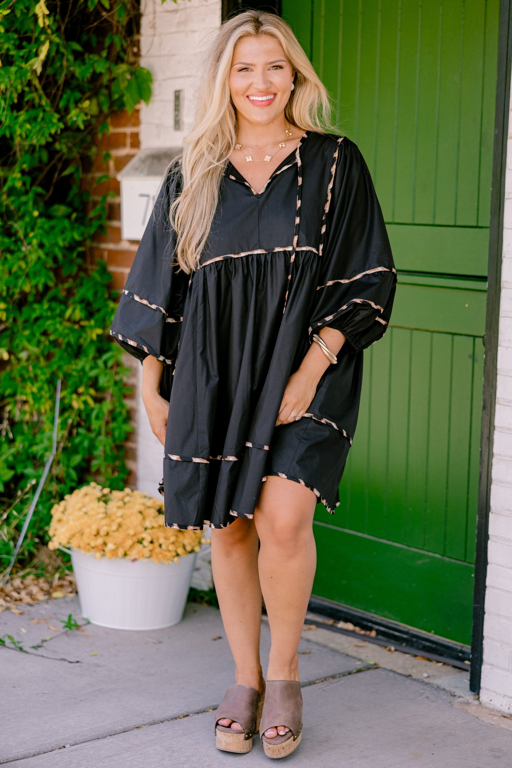 Stuck In Your Ways Dress, Black - Image 3