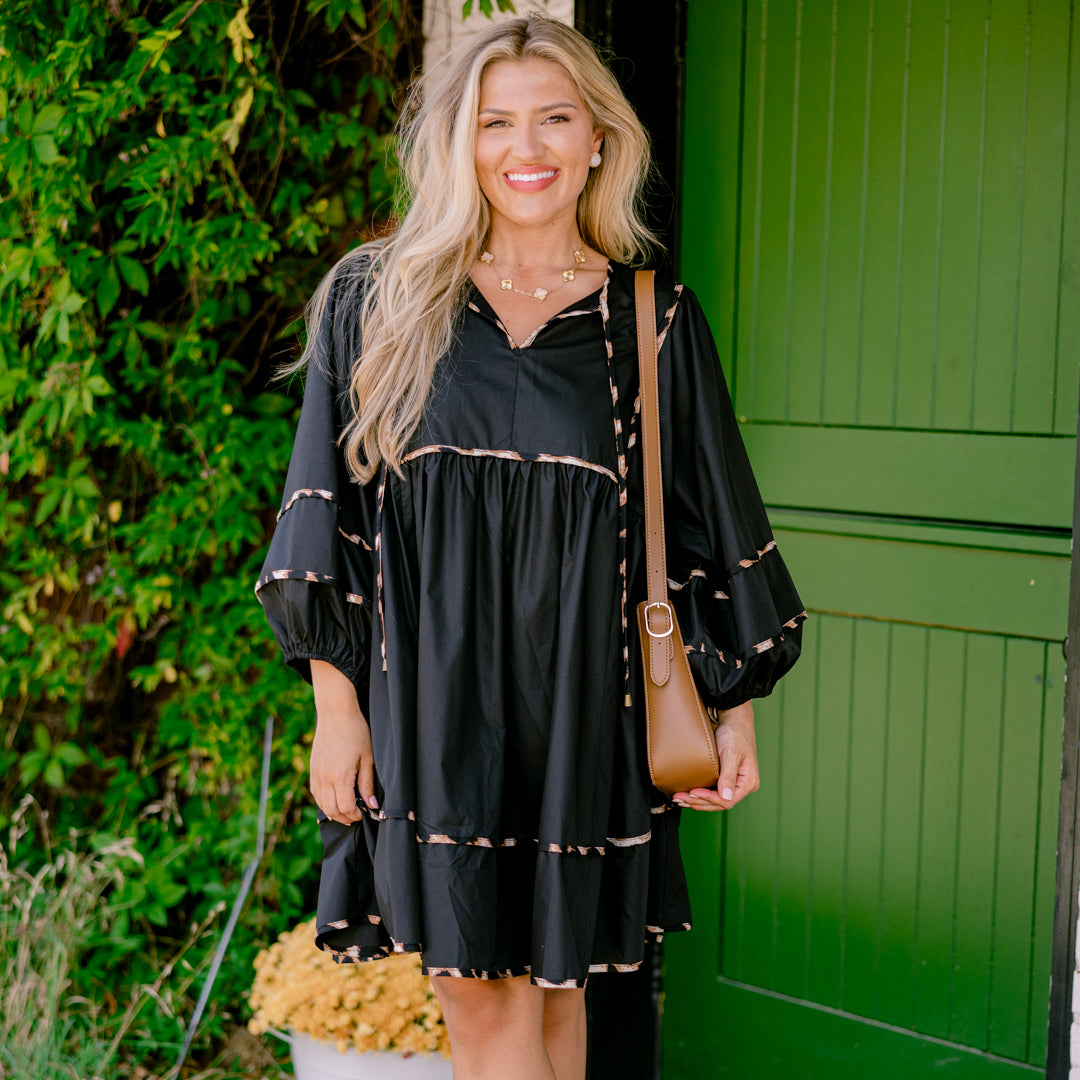 Stuck In Your Ways Dress, Black - Image 7