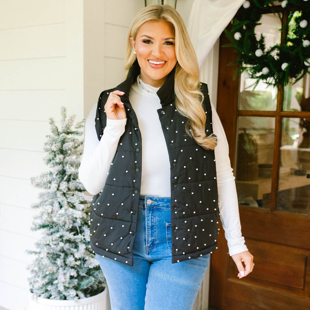 Tell It All Vest, Black - Image 7