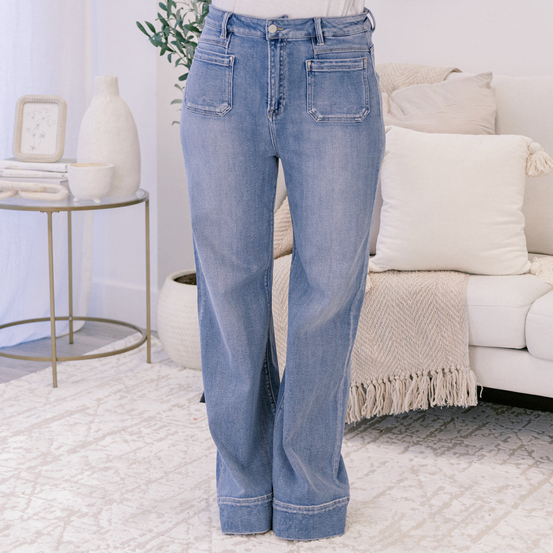 Wandering Around Town Jeans, Medium Wash - Image 7